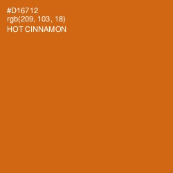 #D16712 - Hot Cinnamon Color Image