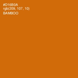 #D16B0A - Bamboo Color Image