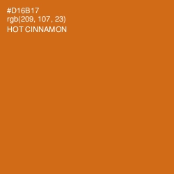 #D16B17 - Hot Cinnamon Color Image