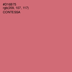 #D16B75 - Contessa Color Image