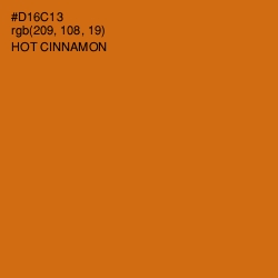 #D16C13 - Hot Cinnamon Color Image