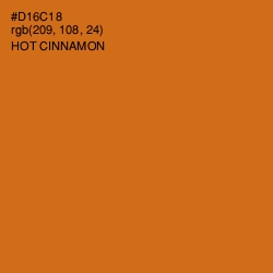 #D16C18 - Hot Cinnamon Color Image
