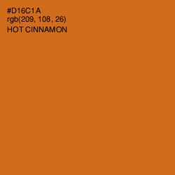 #D16C1A - Hot Cinnamon Color Image