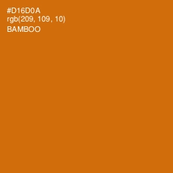 #D16D0A - Bamboo Color Image