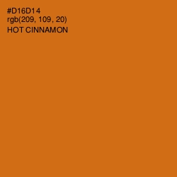 #D16D14 - Hot Cinnamon Color Image