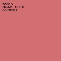 #D16F73 - Contessa Color Image