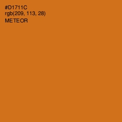 #D1711C - Meteor Color Image