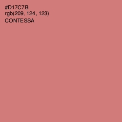 #D17C7B - Contessa Color Image