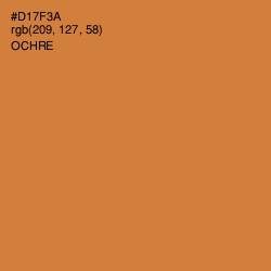 #D17F3A - Ochre Color Image