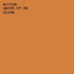 #D17F3B - Ochre Color Image