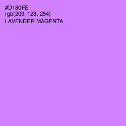 #D180FE - Lavender Magenta Color Image