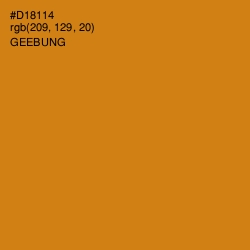 #D18114 - Geebung Color Image