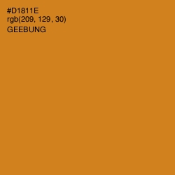 #D1811E - Geebung Color Image