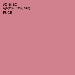 #D1818C - Puce Color Image