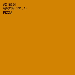 #D18301 - Pizza Color Image