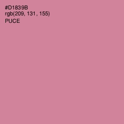 #D1839B - Puce Color Image