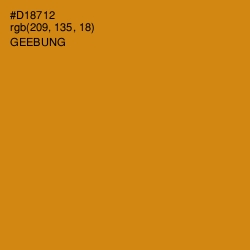 #D18712 - Geebung Color Image