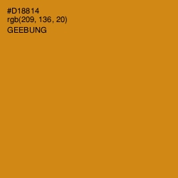 #D18814 - Geebung Color Image