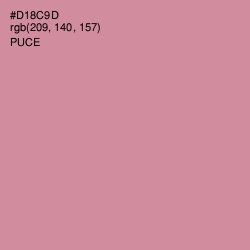 #D18C9D - Puce Color Image