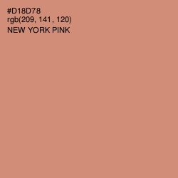 #D18D78 - New York Pink Color Image