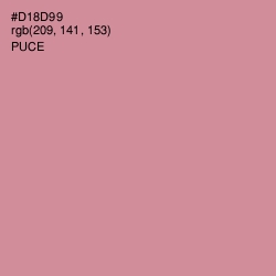 #D18D99 - Puce Color Image
