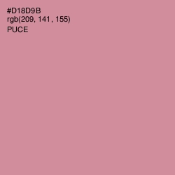 #D18D9B - Puce Color Image