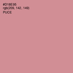 #D18E95 - Puce Color Image