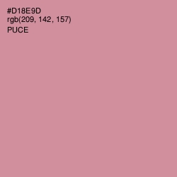 #D18E9D - Puce Color Image