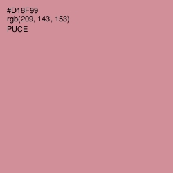 #D18F99 - Puce Color Image