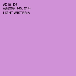 #D191D6 - Light Wisteria Color Image