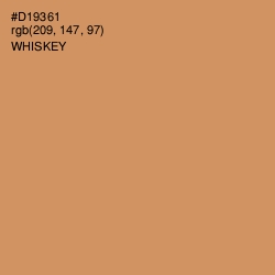 #D19361 - Whiskey Color Image