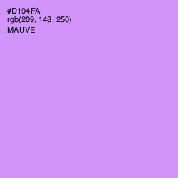 #D194FA - Mauve Color Image