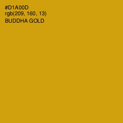 #D1A00D - Buddha Gold Color Image