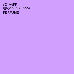 #D1A0FF - Perfume Color Image