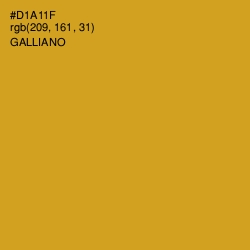 #D1A11F - Galliano Color Image