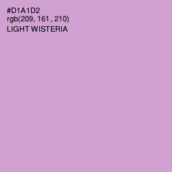 #D1A1D2 - Light Wisteria Color Image