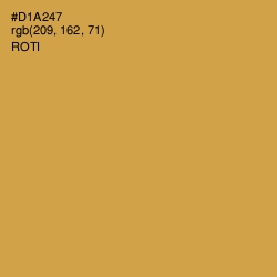 #D1A247 - Roti Color Image