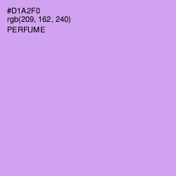 #D1A2F0 - Perfume Color Image
