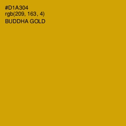 #D1A304 - Buddha Gold Color Image
