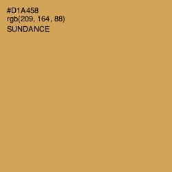 #D1A458 - Sundance Color Image
