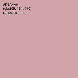 #D1A4AA - Clam Shell Color Image