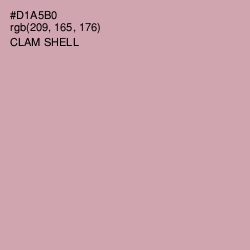 #D1A5B0 - Clam Shell Color Image