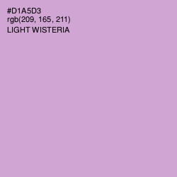 #D1A5D3 - Light Wisteria Color Image