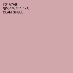 #D1A7AB - Clam Shell Color Image