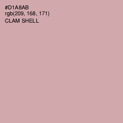 #D1A8AB - Clam Shell Color Image