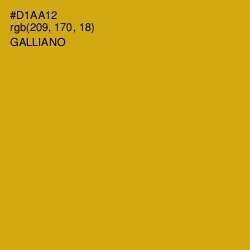 #D1AA12 - Galliano Color Image