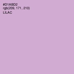 #D1ABD2 - Lilac Color Image