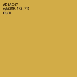 #D1AC47 - Roti Color Image