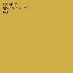 #D1AF47 - Roti Color Image