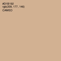 #D1B192 - Cameo Color Image